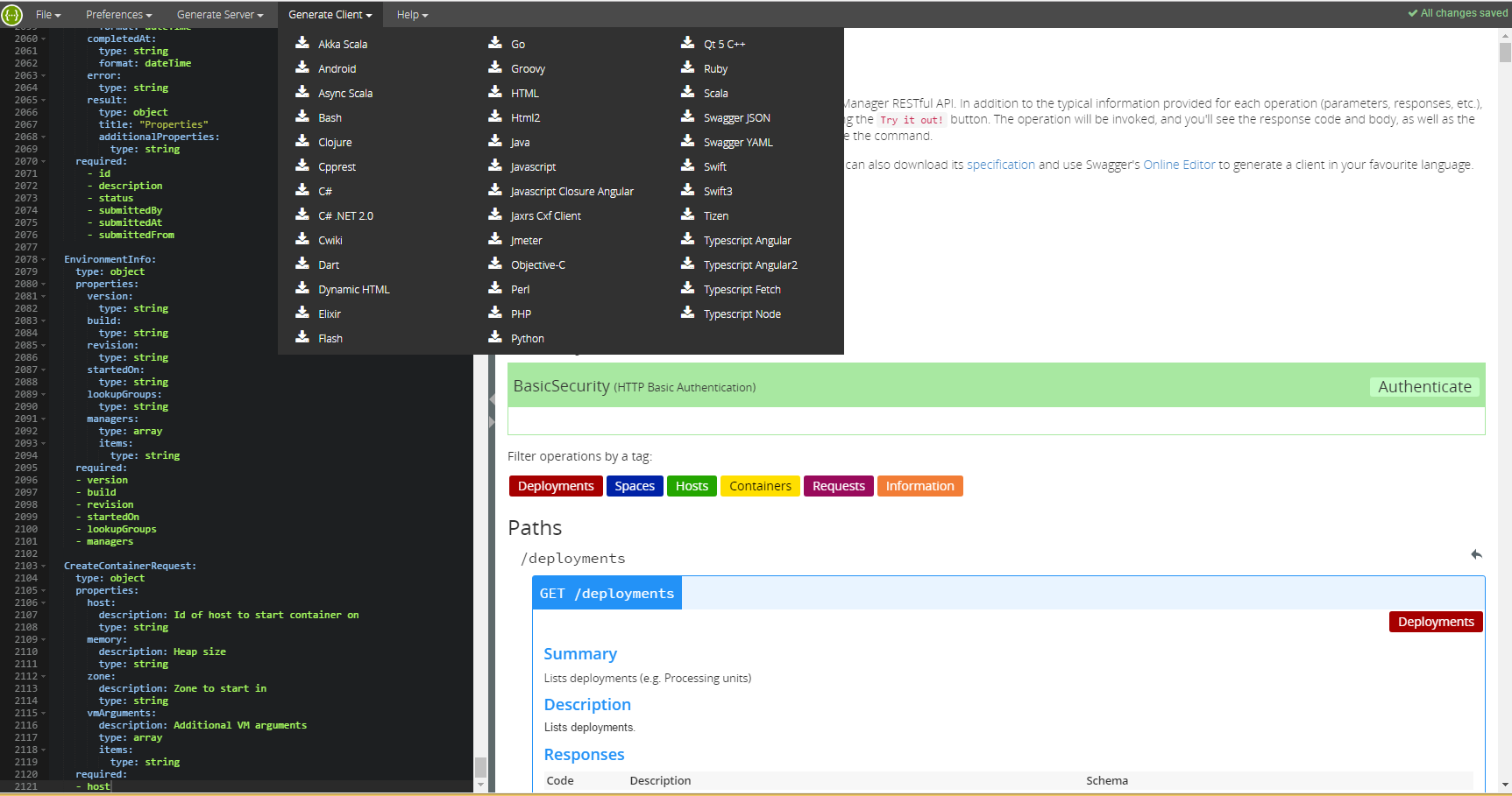 swagger editor web vs desktop